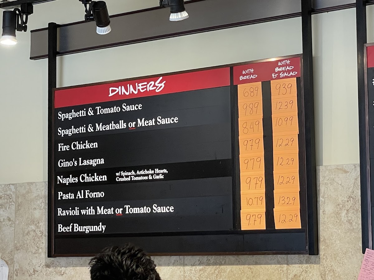 Menu Gino's Italian Deli-10