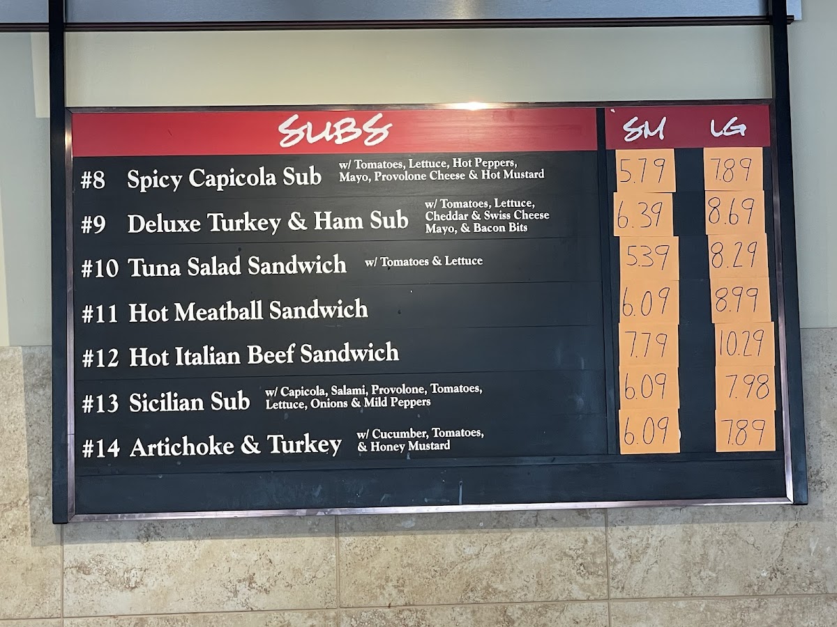 Menu Gino's Italian Deli-7